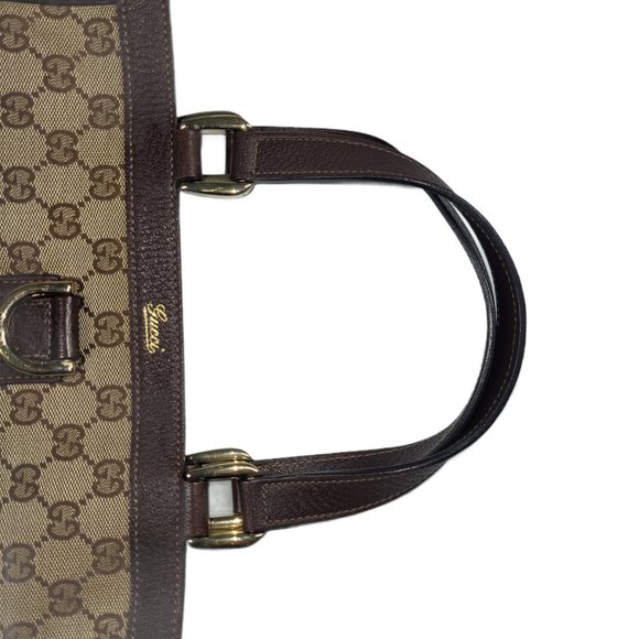 Gucci Brown Gg Canvas Abbey Tote Bag - Picture 3 of 7